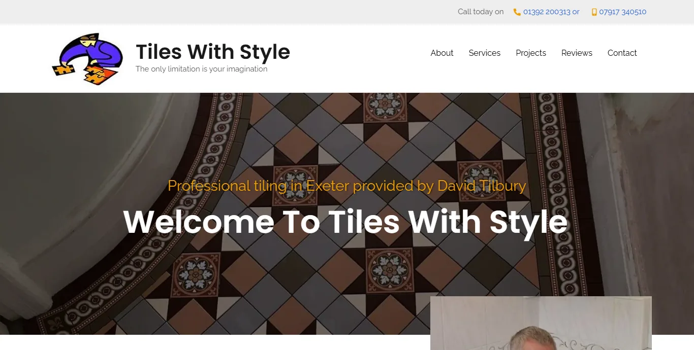 The Exeter Tiles With Style homepage