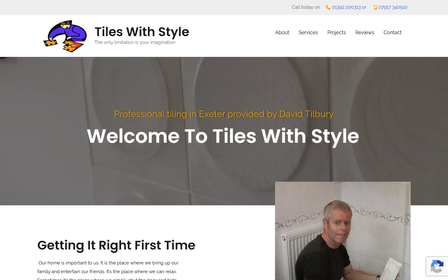 The Exeter Tiles With Style website