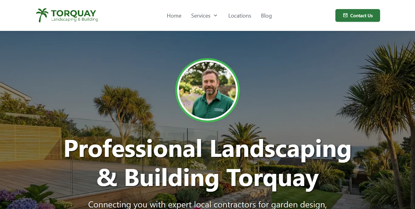 The Torquay Landscaping homepage