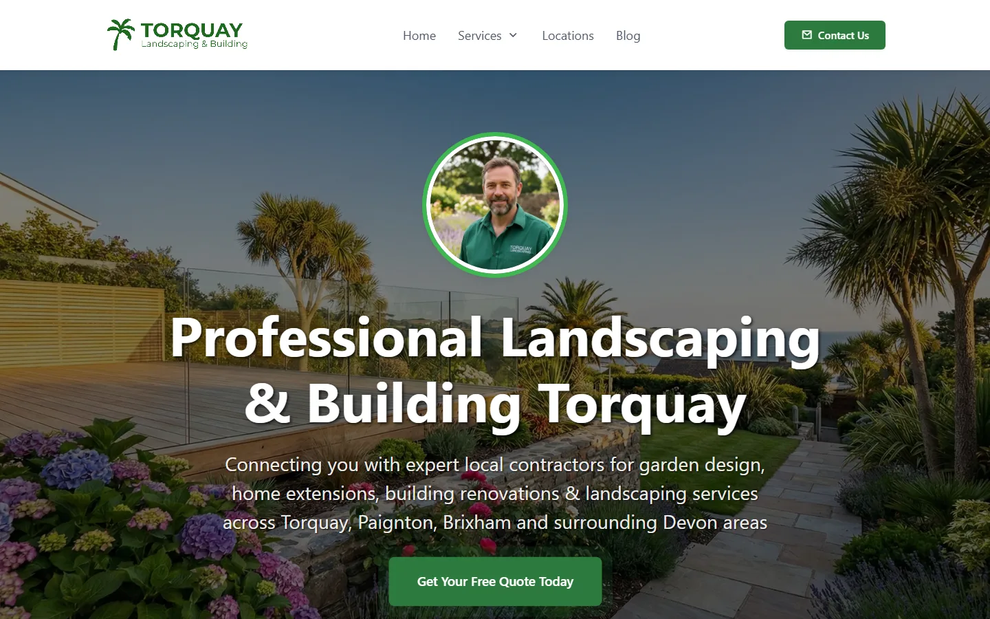 The Torquay Landscaping website